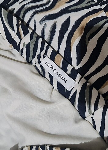 LC Waikiki #leopar L beden astarlı mini etek