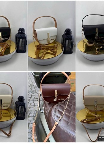 Beyaz Deri Guess Kadın Çanta - Görsel 4