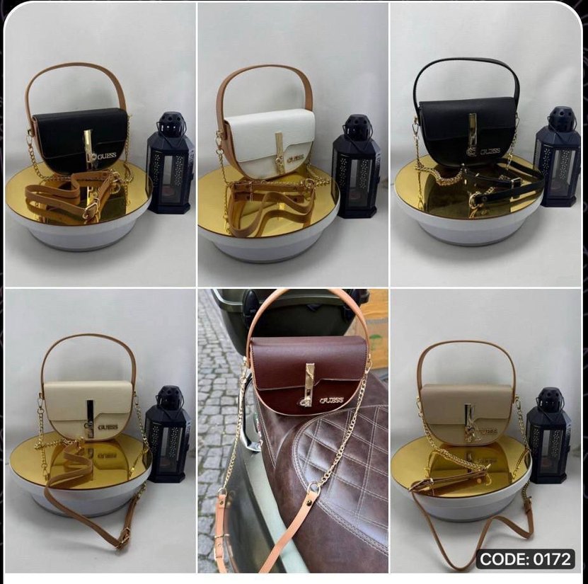 Beyaz Deri Guess Kadın Çanta - Görsel 4