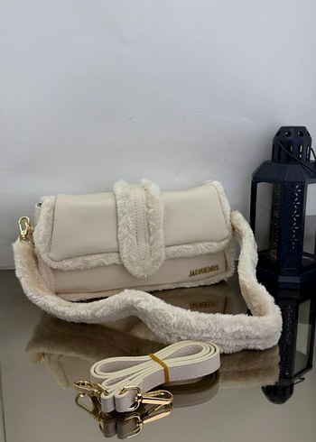 Kürk Detaylı  Zebra Desenli jakomus Deri Çanta - Görsel 4