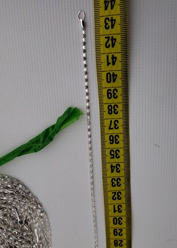 Gri Payetli Kadın Zinciri - Görsel 4