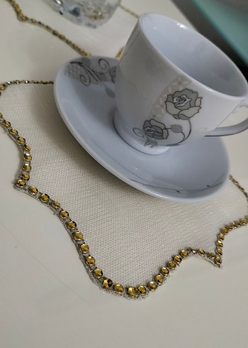 Kahve sunum pecetesi 4 adet fiyatı - Görsel 5