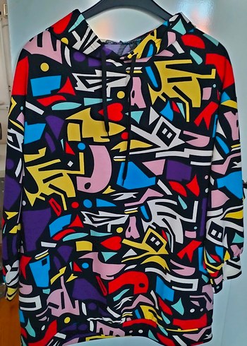 Kadın Çok Renkli Uzun Kollu Sweatshirt - Görsel 2