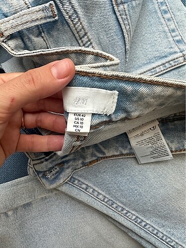 H&m kot pantolon jeans - Görsel 2