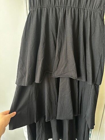 Penye katlı elbise - Görsel 3