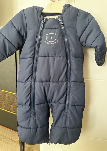 H&M H&m Gri Bebek Erkek Polar Kar Tulumu