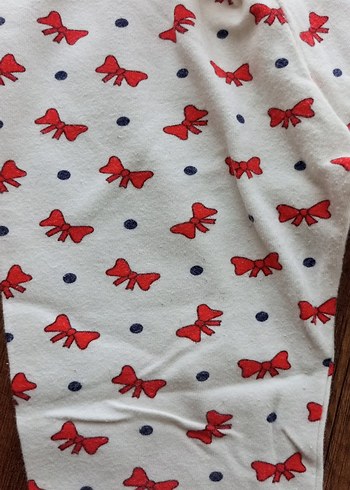 Kız Çocuk Renkli Baskılı Pamuklu Tayt - Görsel 4