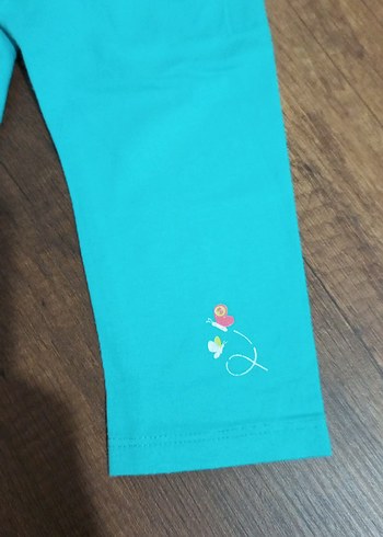 Turkuaz Kız Çocuk Tayt - Görsel 2