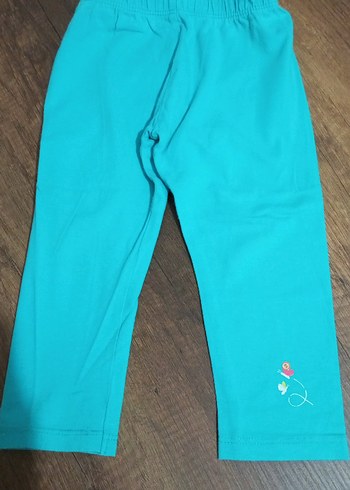 Turkuaz Kız Çocuk Tayt - Görsel 3