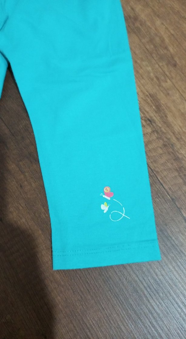 Turkuaz Kız Çocuk Tayt - Görsel 2