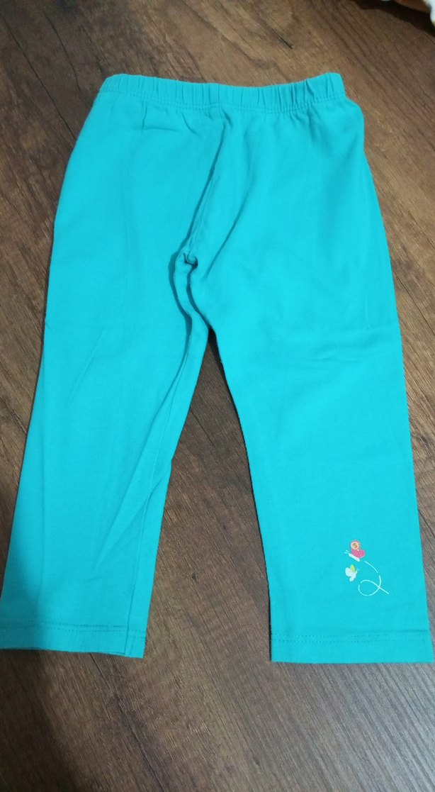 Turkuaz Kız Çocuk Tayt - Görsel 3