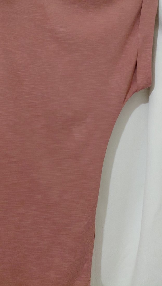 Düğmeli, Kısa Kollu bordo Kadın Gömlek - Görsel 5