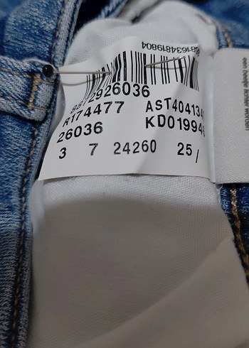Kadın Mavi Normal Kesim Denim Pantolon - Görsel 11