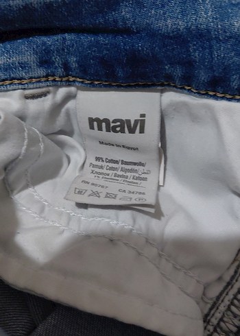 Kadın Mavi Normal Kesim Denim Pantolon - Görsel 10