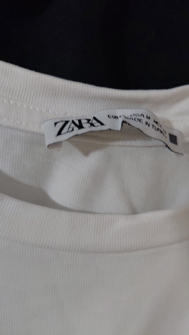 Kadın Beyaz Kısa Kollu Salaş Tişört - Görsel 5