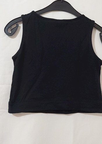 Kız Çocuk Siyah payetli Kolsuz Bluz - Görsel 6