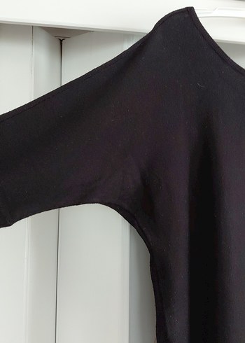 Siyah Kadın Örgü Yün Kazak - Görsel 5