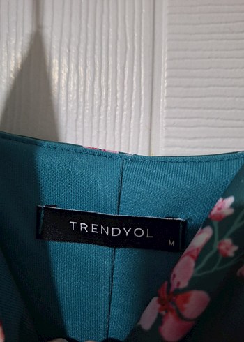 Turkuaz Askılı Elbise - Görsel 4