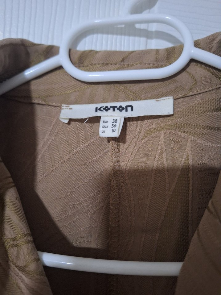 Kemerli Bej Mini Kolsuz Elbise - Görsel 4