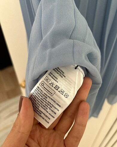 xs Beden mavi Renk H&M Elbise
