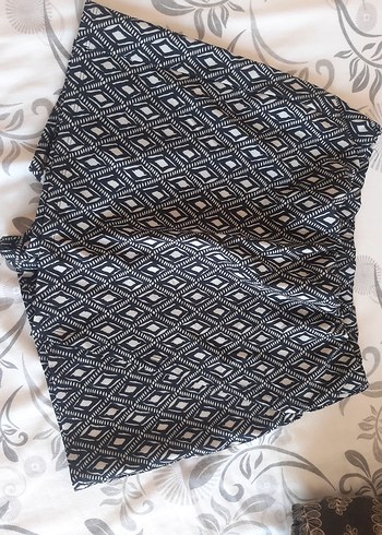 s Beden Siyah Strappy Mini Bohem Bikini Üstü