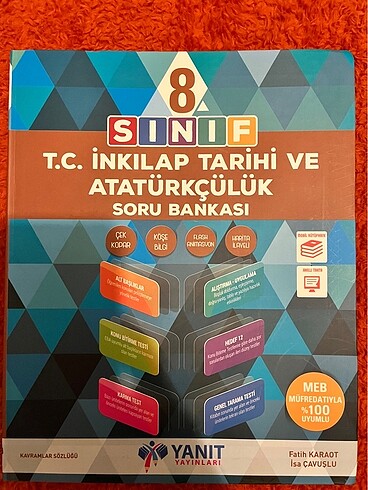 8.sınıf inkılap tarihi soru bankası kullanılmamış