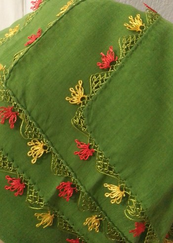 iğne oyası tülbent - Görsel 3