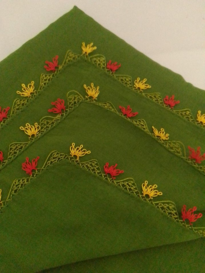 iğne oyası tülbent - Görsel 2