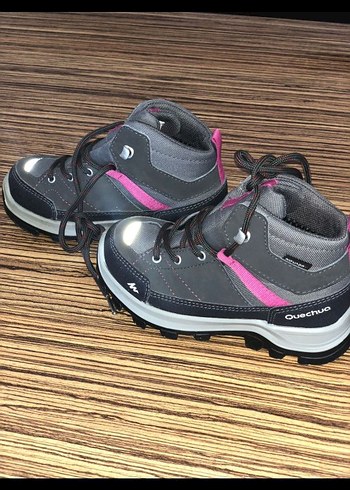 29 Beden Decathlon Kız Çocuk Gri-Pembe Bot