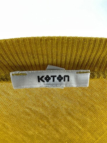 m Beden sarı Renk Koton Bluz %70 İndirimli.