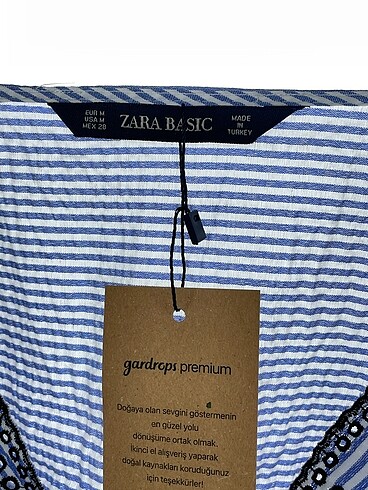 m Beden çeşitli Renk Zara Bluz %70 İndirimli.