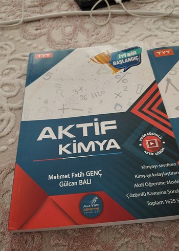 Aktif fizik-kimya-biyoloji TYT Sınav Hazırlık Kitabı 2024 Basım