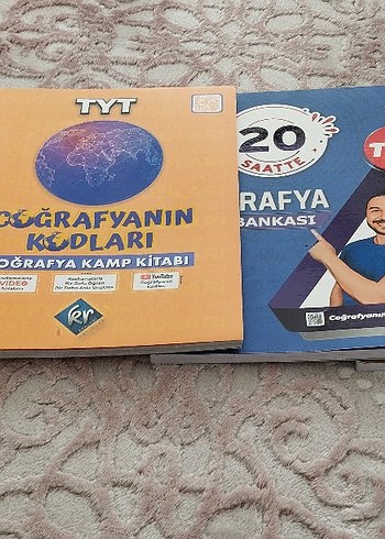 TYT Coğrafya Kamp Kitabı ve 20 Saat Coğrafya Bankası