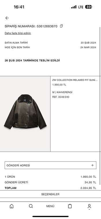 Zara Zara Ceket
