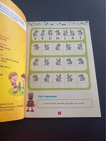  Beden Renk Robotik Kodlama kitabı