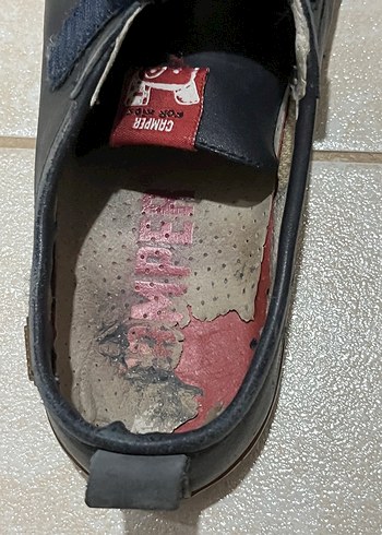 37 Beden Camper Mavi Sokak Stili Cırt Cırtlı Sneakers