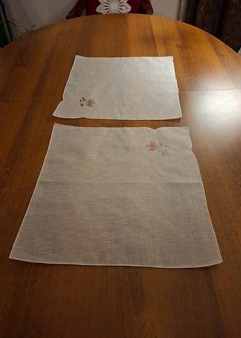 1 ad kare, 1 ad runner, 2 ad sehpa örtü - Görsel 7