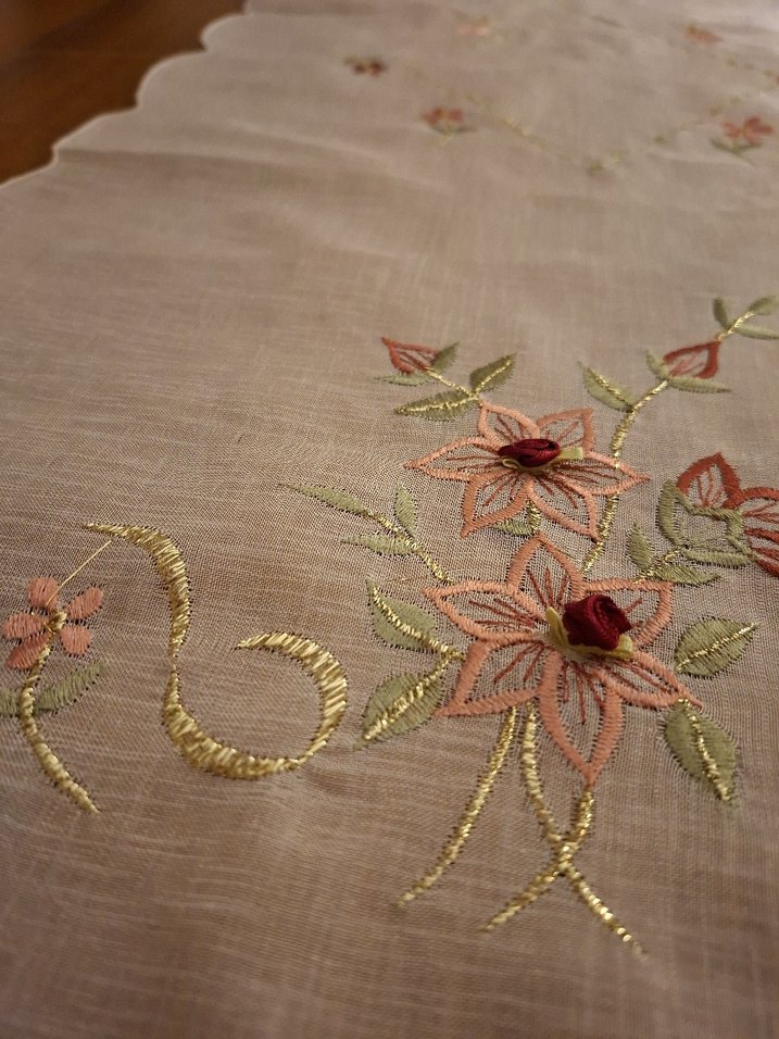 1 ad kare, 1 ad runner, 2 ad sehpa örtü - Görsel 5