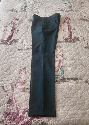 40 Beden yeşil Renk Kadın Yeşil Regular Fit Pantolon