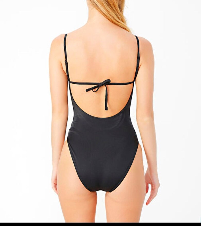 Aeropostale Siyah İnce Askılı Kadın Mayo - Görsel 2