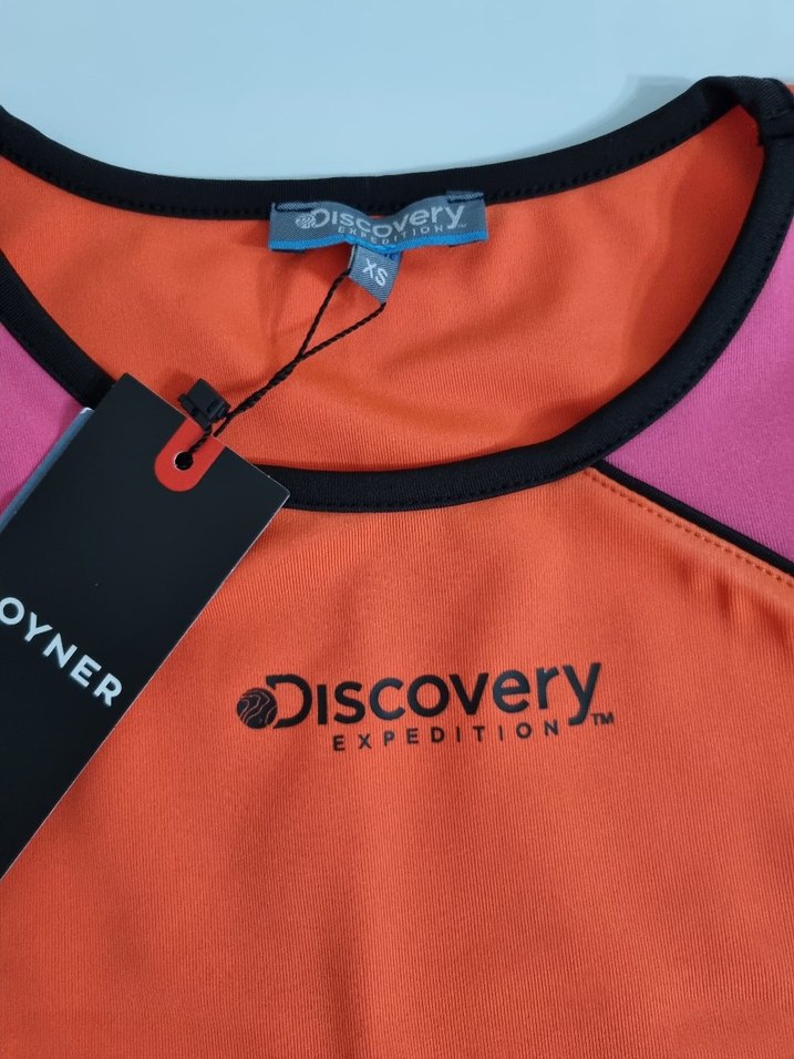 Turuncu Baskılı Kolsuz Spor Üst - Görsel 5