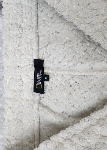 Beyaz Örgü Detaylı Kadın Rahat Eşofman - Görsel 4