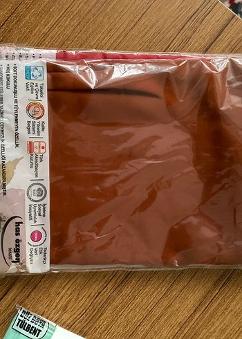 Kahverengi İpek Dokulu Kadın Şal - Görsel 2