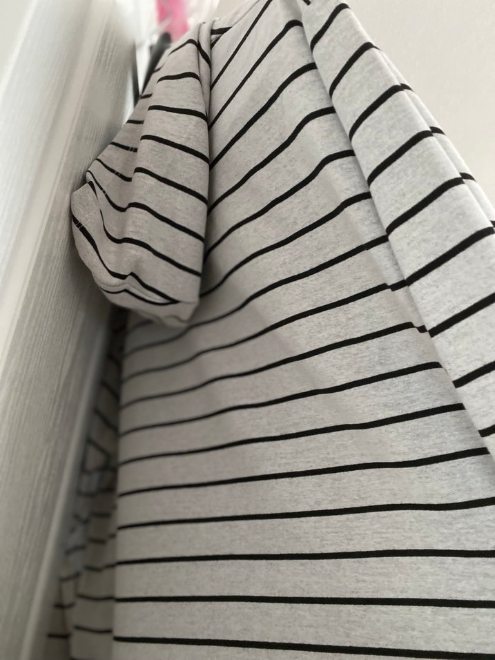 Gri Adidas Çizgili Erkek Sweatshirt - Görsel 2