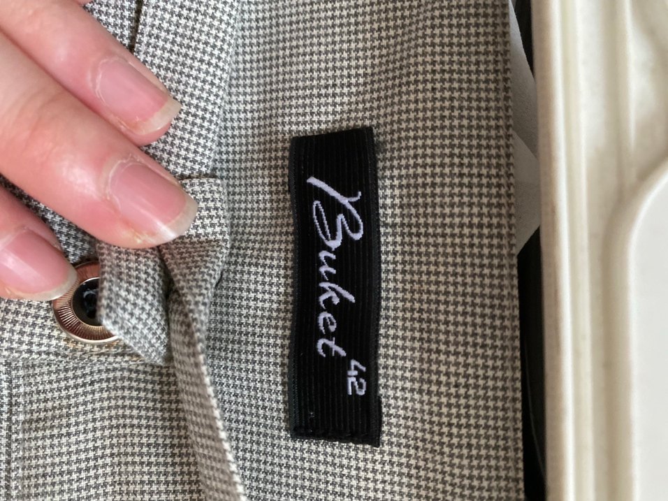 Gri Mini Keten Kumaş Kadın Pantolon - Görsel 5