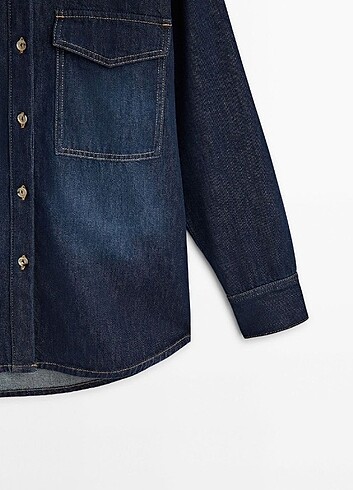s Beden lacivert Renk Massimo Dutti Gömlek