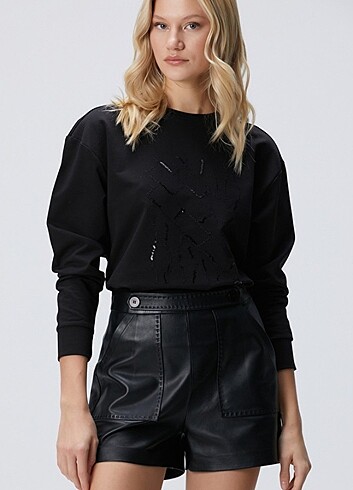 s Beden siyah Renk Network sweatshirt