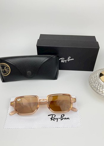 Beden Parlak Bej Ray-Ban Kadın Güneş Gözlüğü