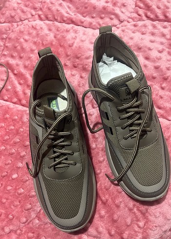 Haki Yeşil Bağcıklı Erkek Spor Ayakkabı - Görsel 5