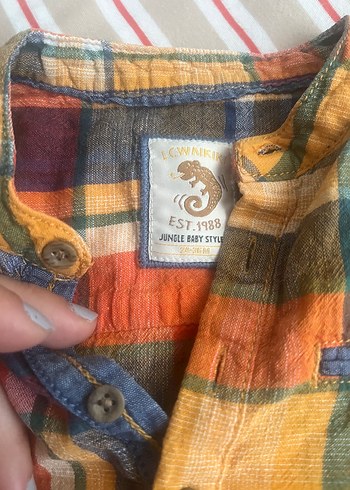 LC Waikiki Erkek Çocuk Kısa Kollu Retro Gömlek